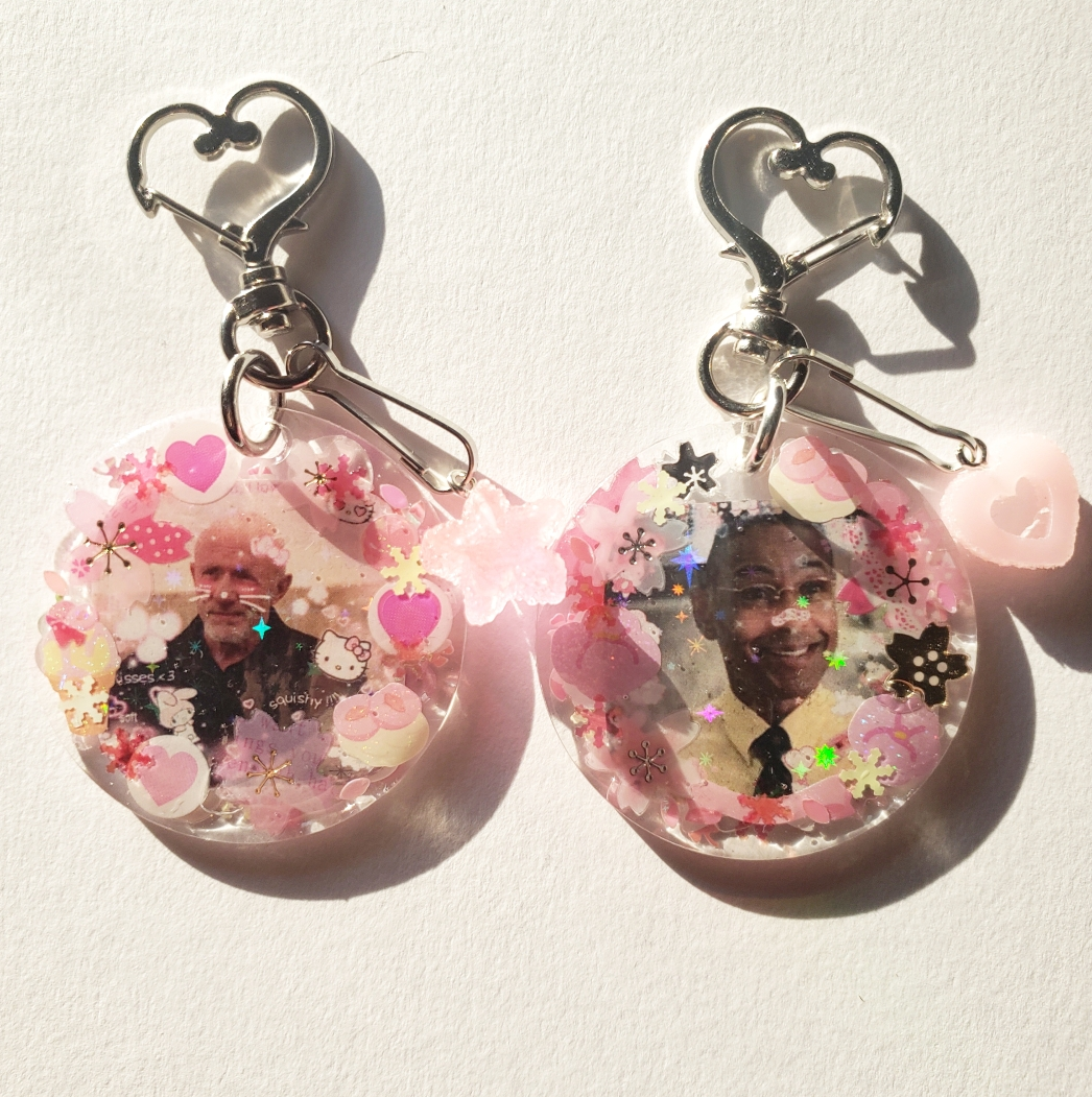 Breaking Bad Keychains (Gus and Mike)