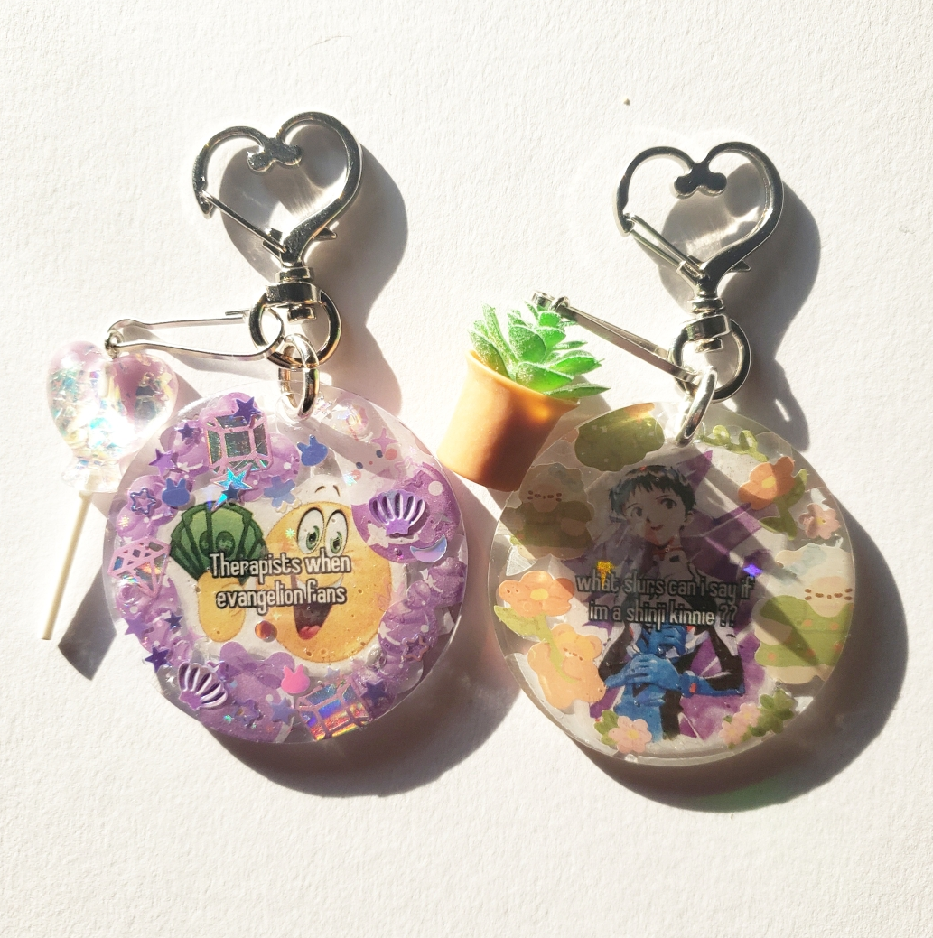 Shinji Neon Genesis Evangelion Keychains (Not a set)
