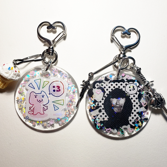 Intruder and :3 Keychains