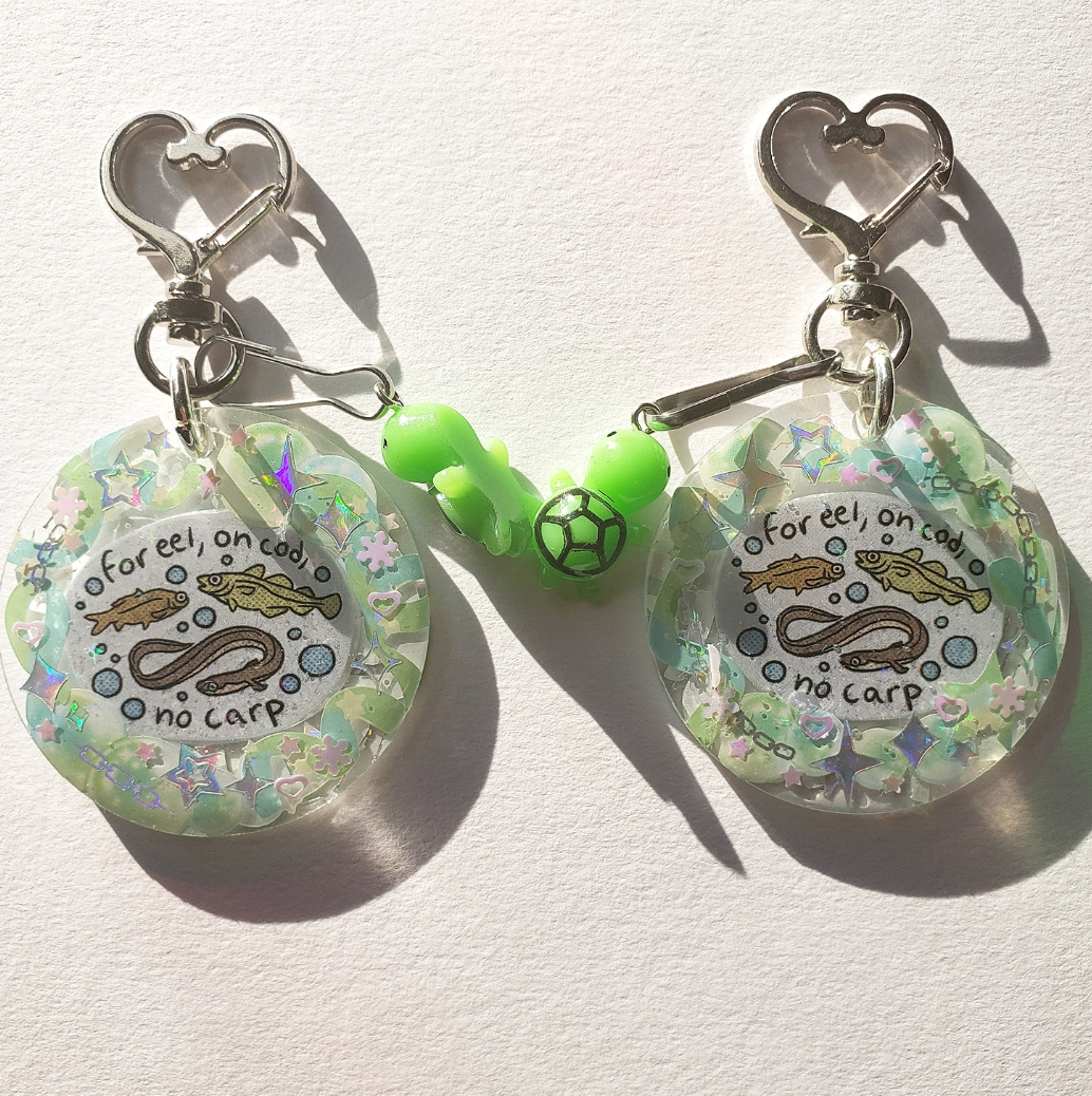 On Cod Pun Keychains (Not a set)