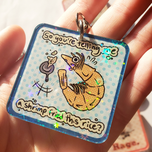 Shrimp Fried Rice Keychain