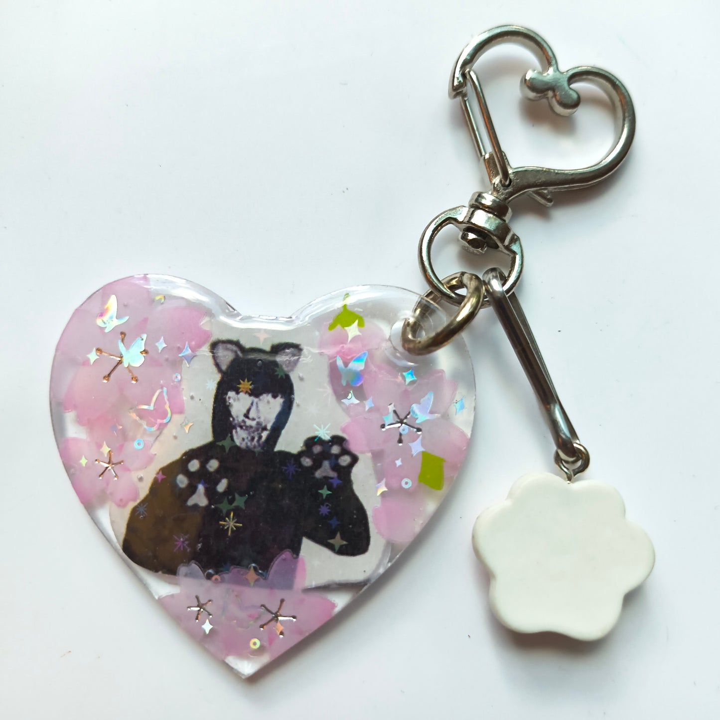 Catboy Intruder Handmade Keychain