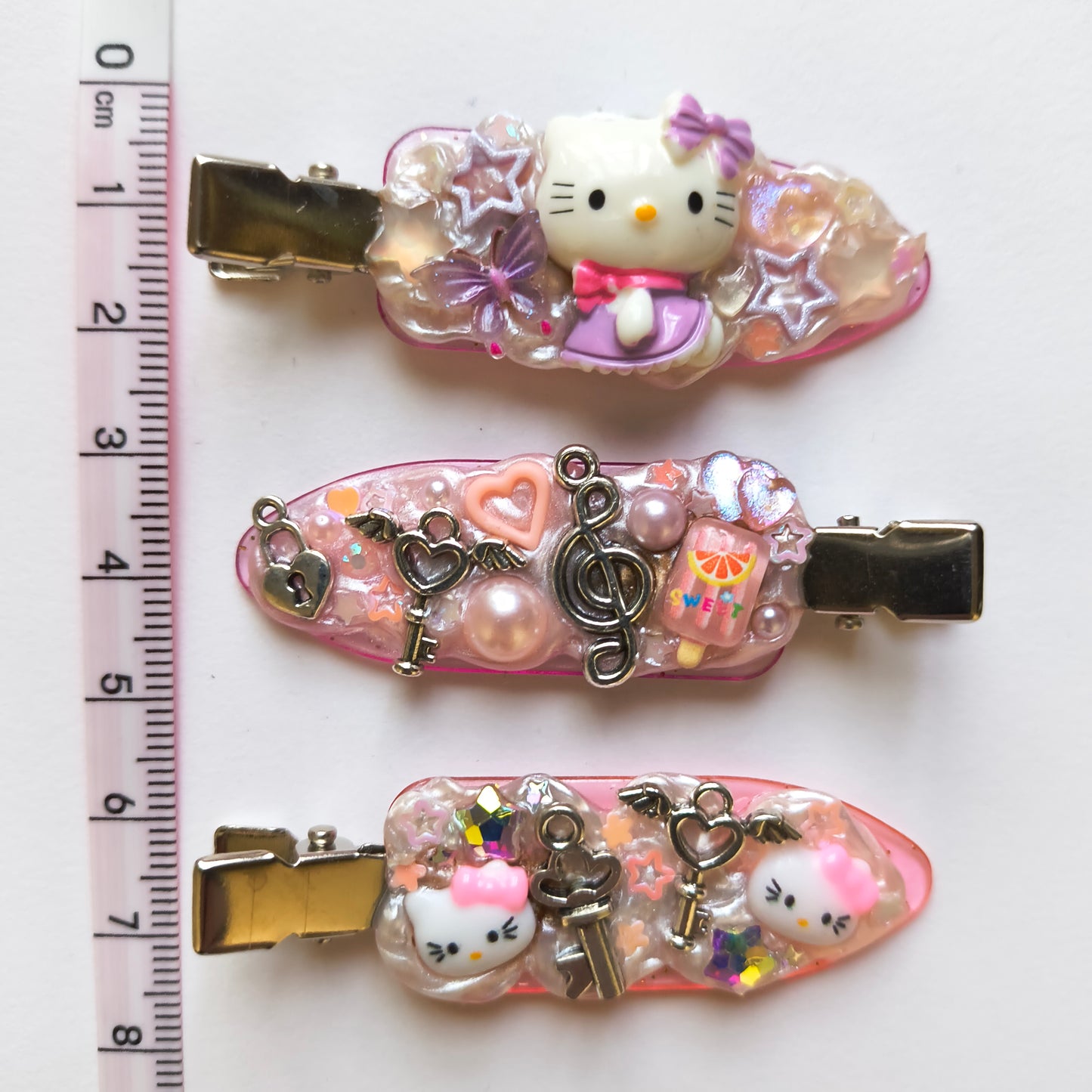 Hello Kitty Handmade Hairclips