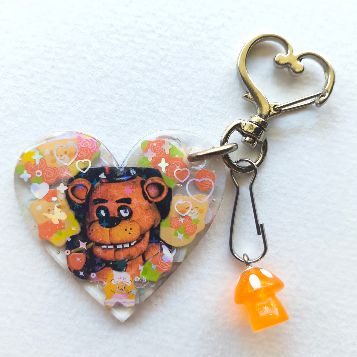 Freddy Fazbear Handmade Keychain
