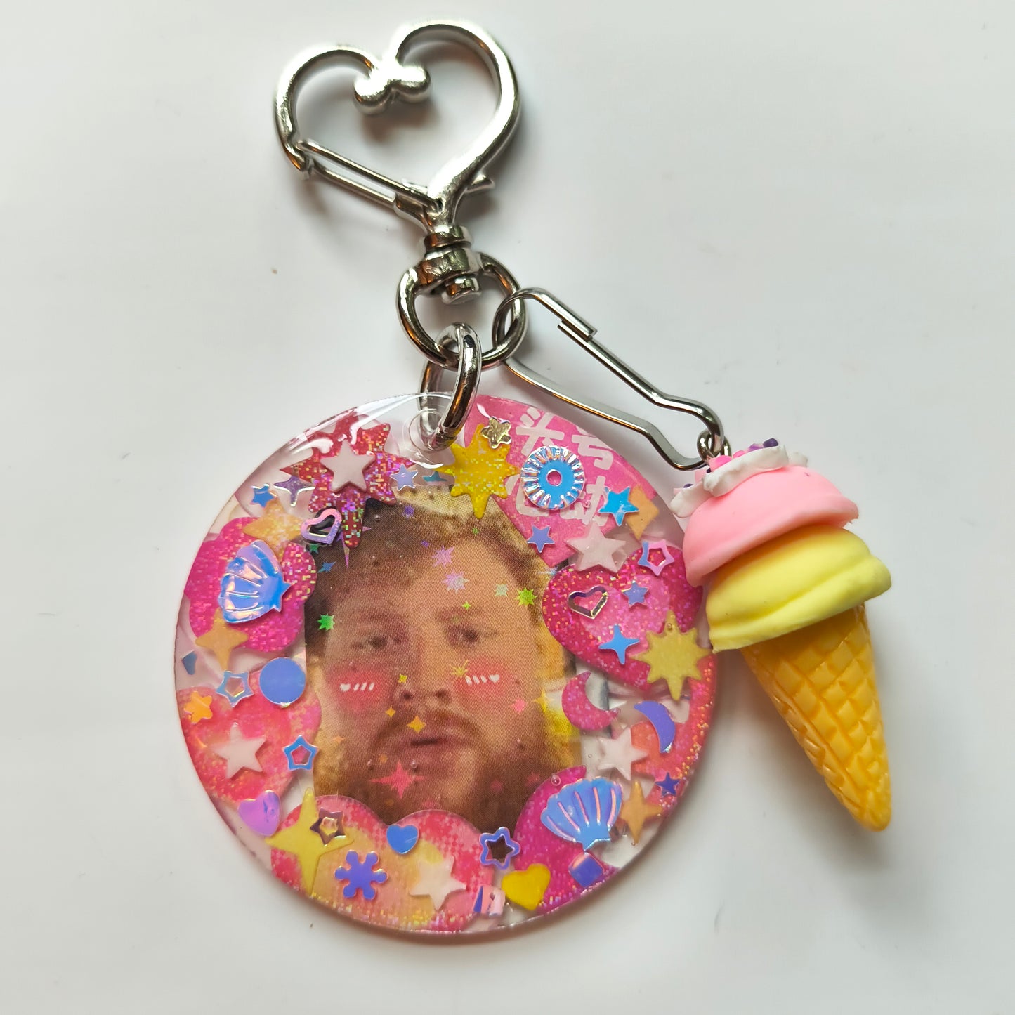 Caseoh Handmade Keychain (Icecream Charm)