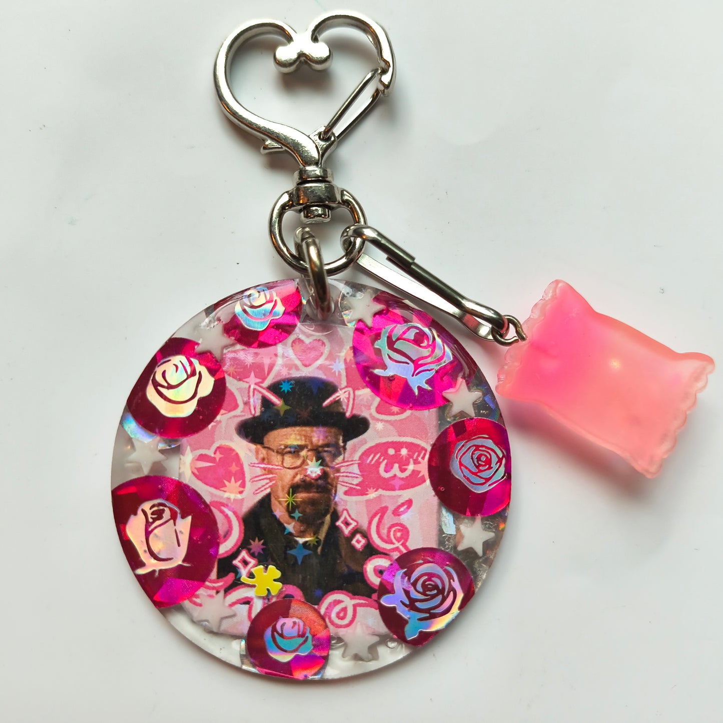 Walter White Handmade Keychain