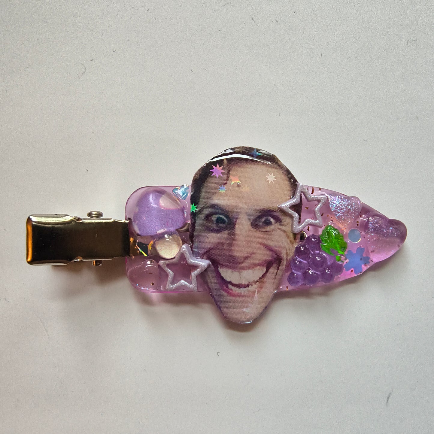 Jerma Face Handmade Hairclip