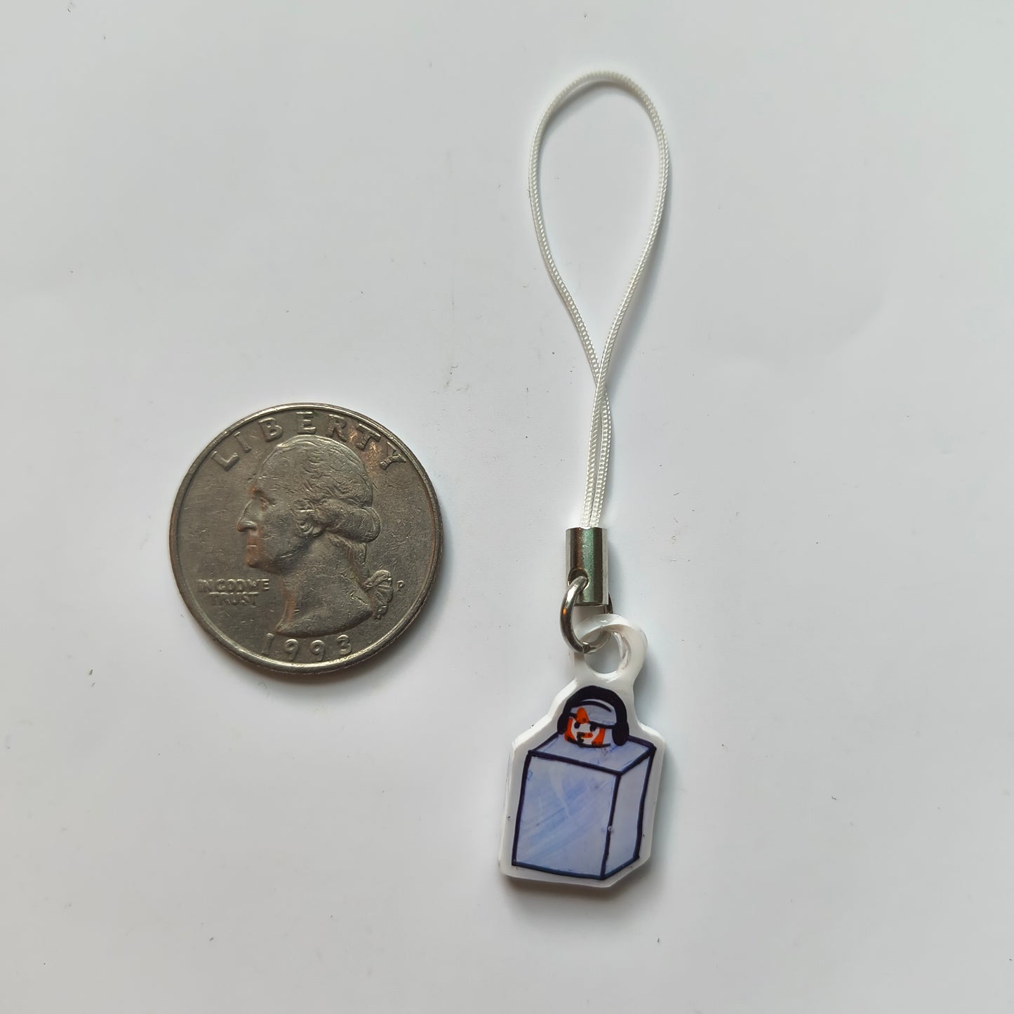 Caseoh "1x1 Lego Piece" Handmade Shrinky Dink Charm