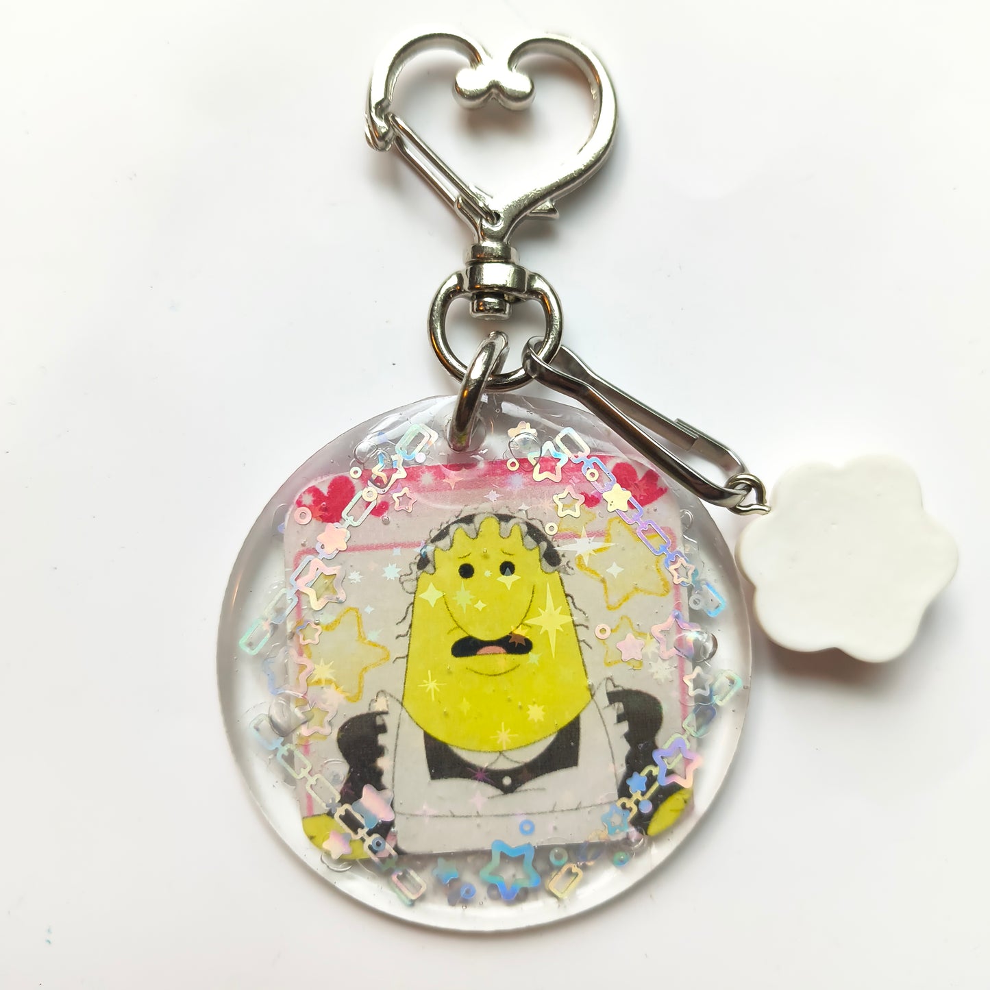 Charlie Smiling Friends Handmade Keychain (B-Grade)