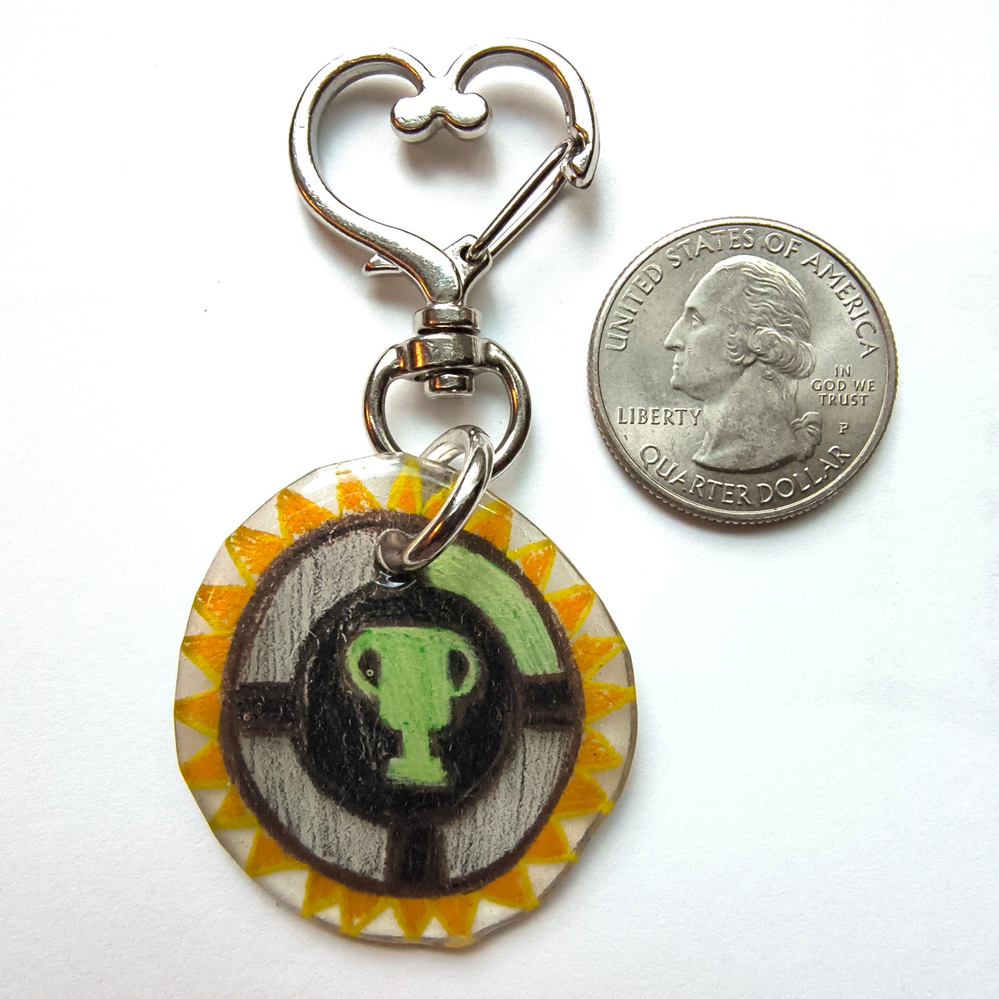 Game Theory Handmade Keychain