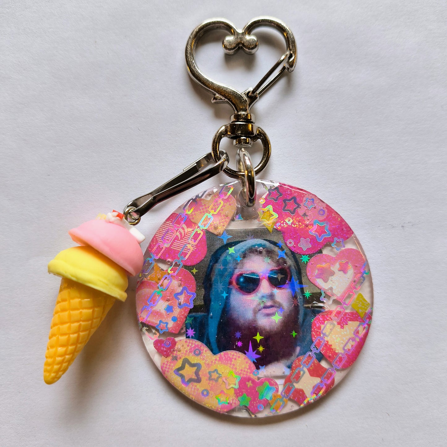 Caseoh Handmade Keychain (Icecream Charm)