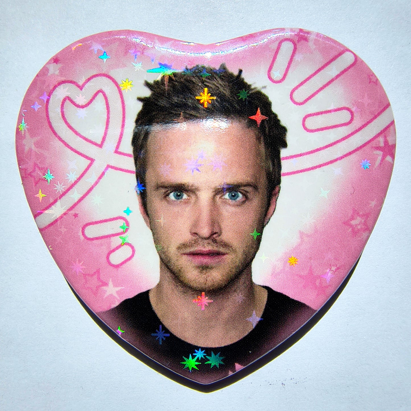 Breaking Bad Sparkly Heart Pins