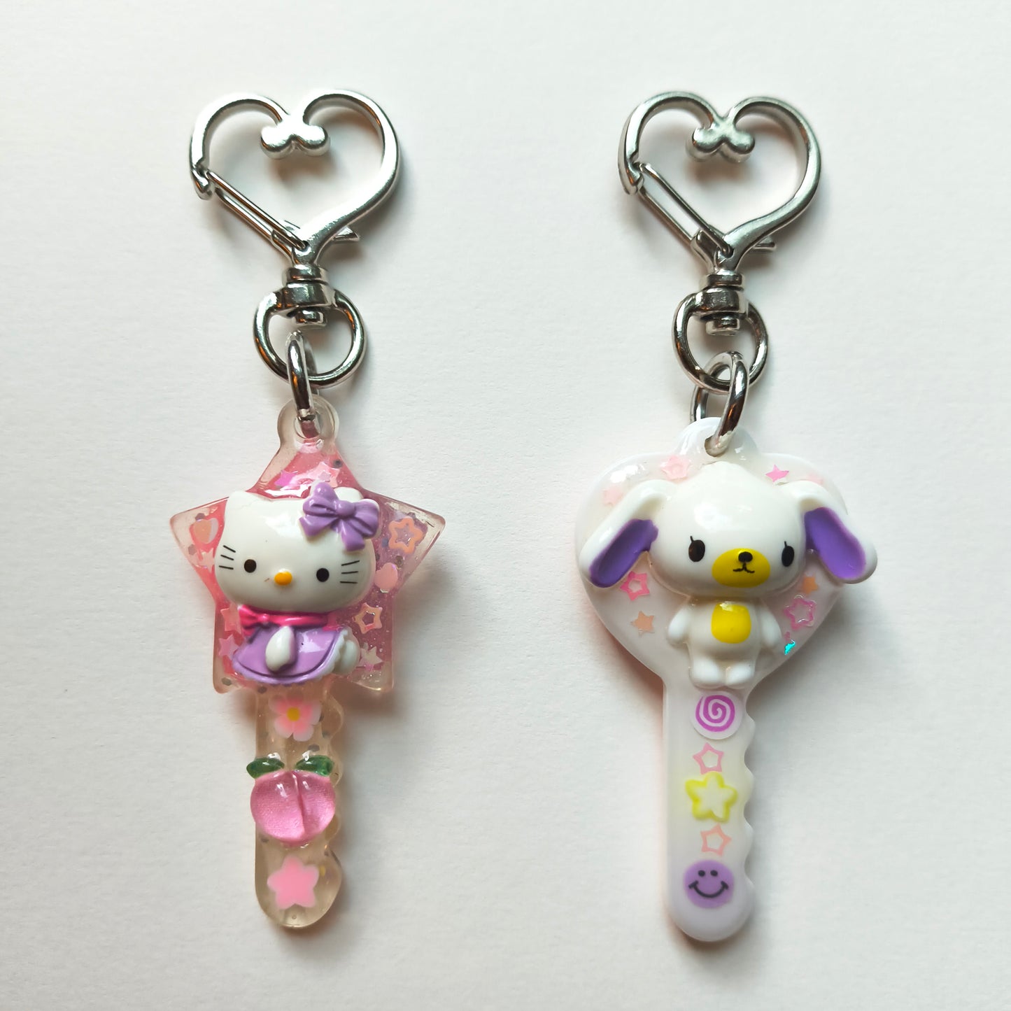 Hello Kitty and Usahana Handmade Keychains