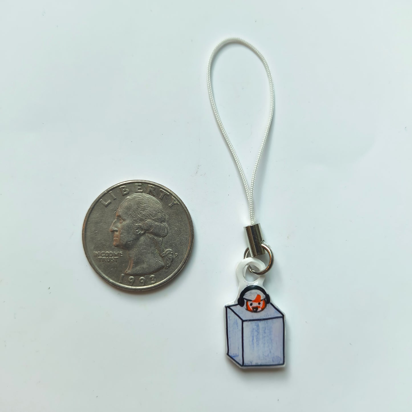 Caseoh "1x1 Lego Piece" Handmade Shrinky Dink Charm