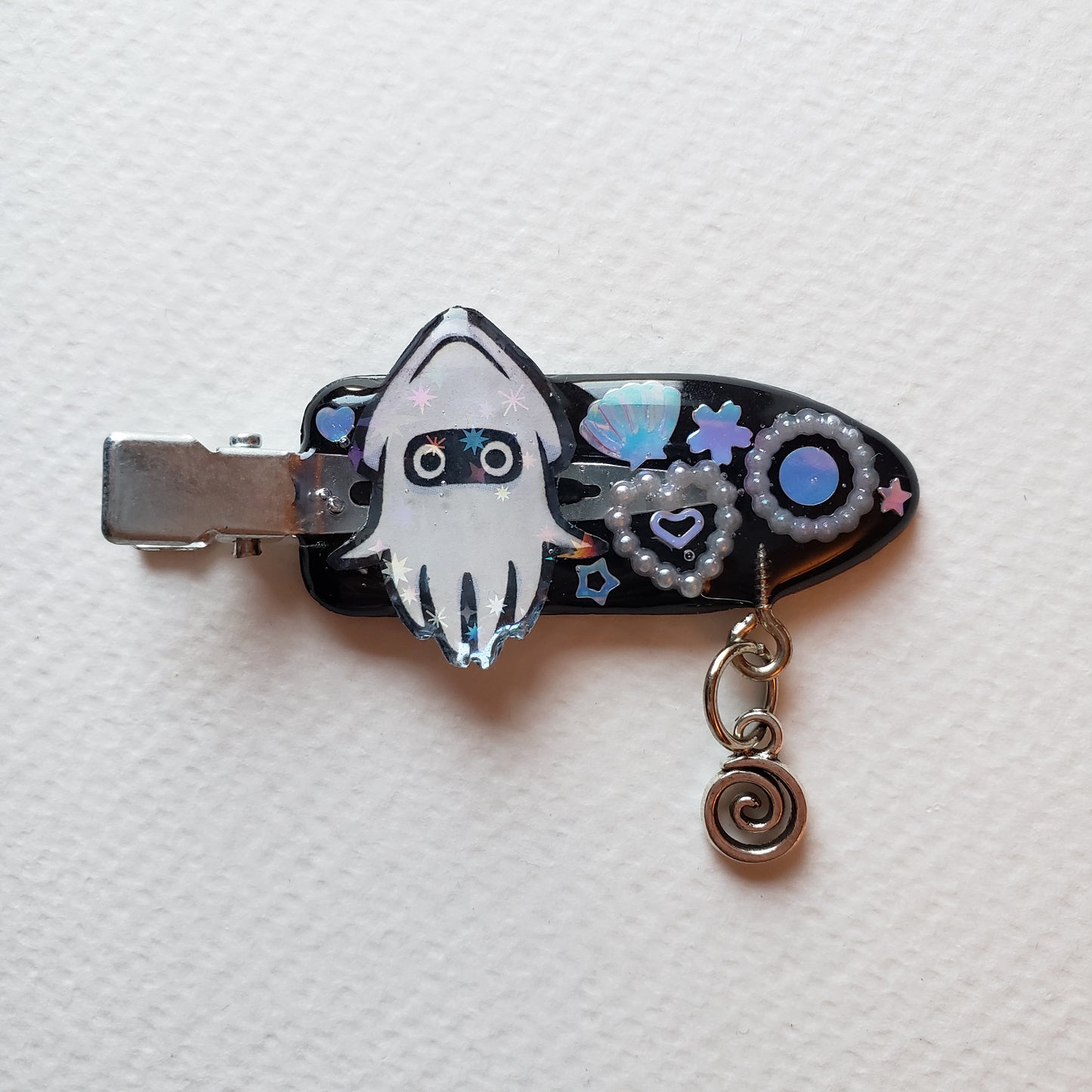 Mariokart Squid Hairclip