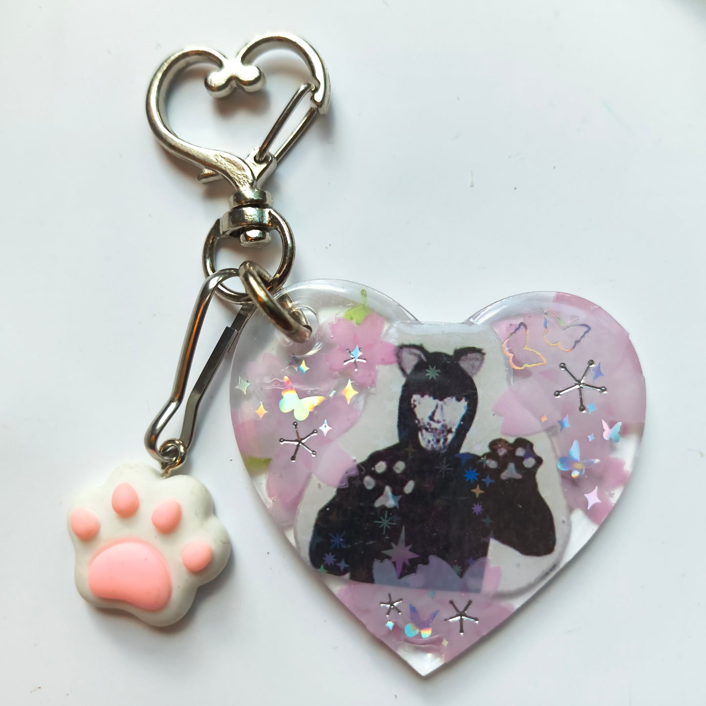 Catboy Intruder Handmade Keychain