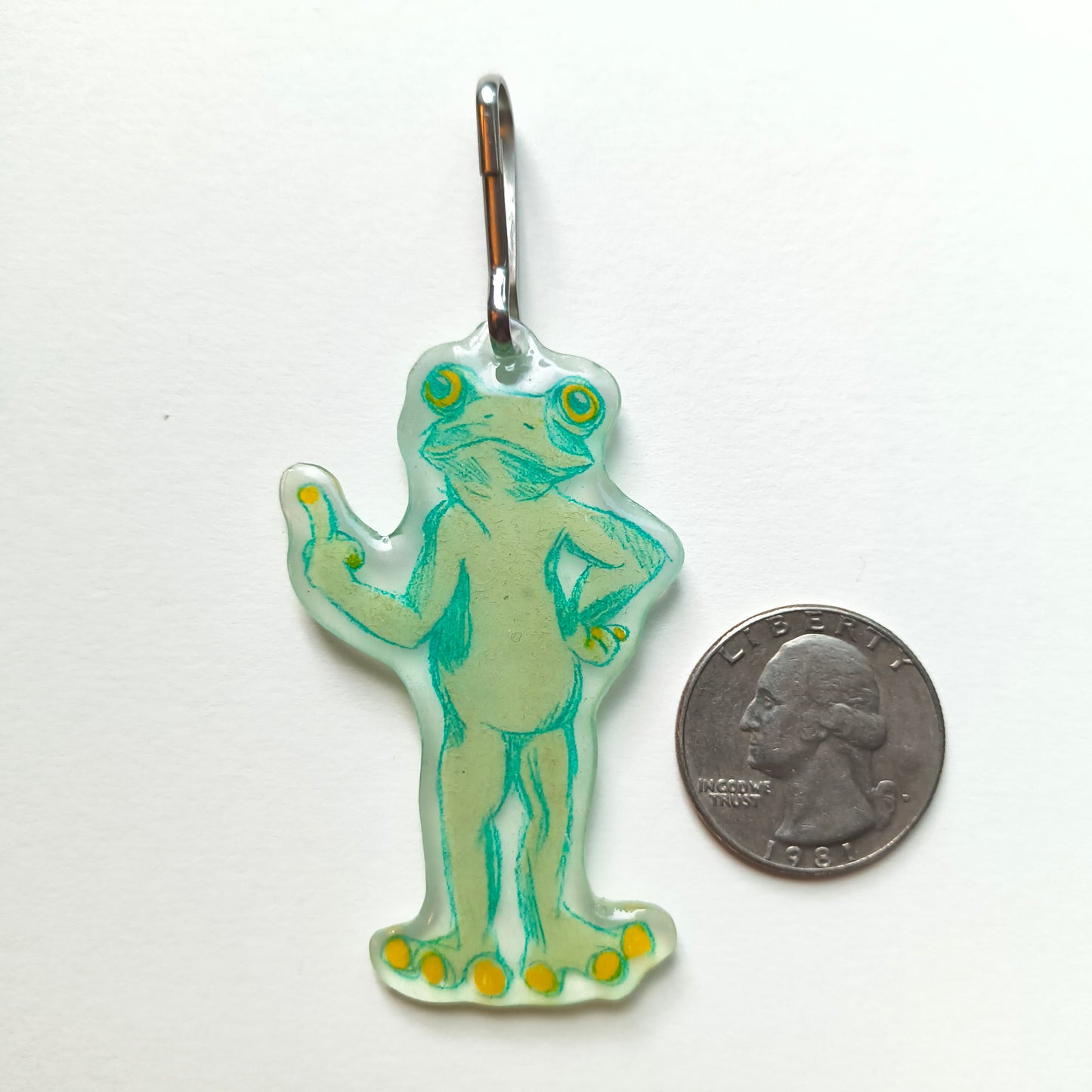 Handmade Frog Charm