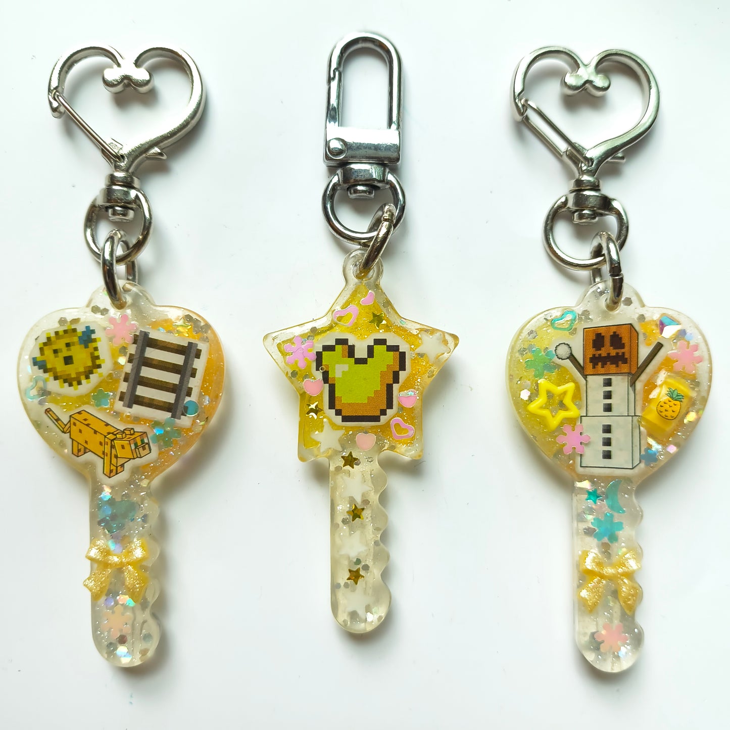 Minecraft Handmade Mini Keychains