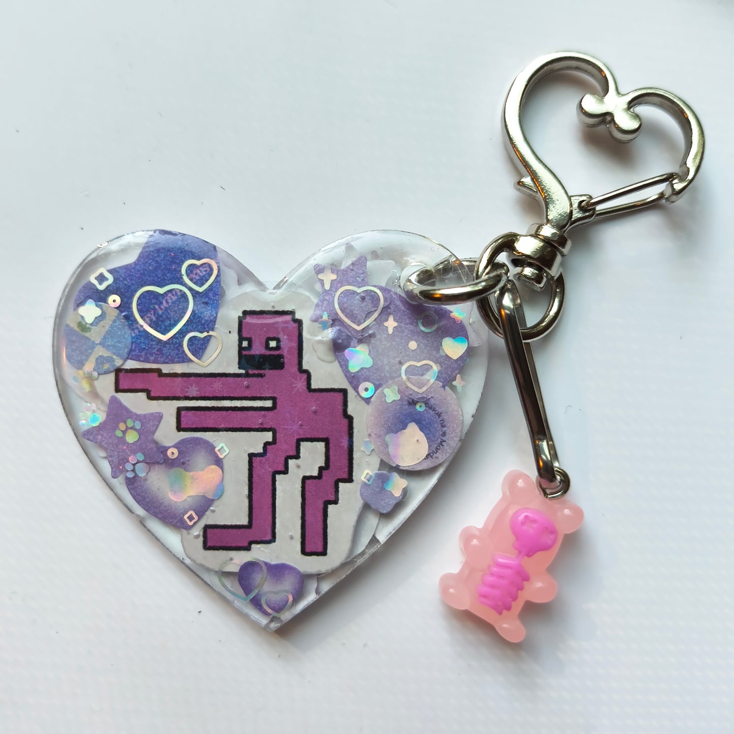 Purple Guy Handmade Keychain
