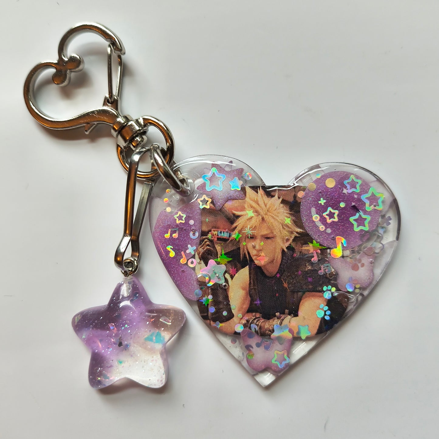 Cloud Strife Handmade Keychain (Final Fantasy)