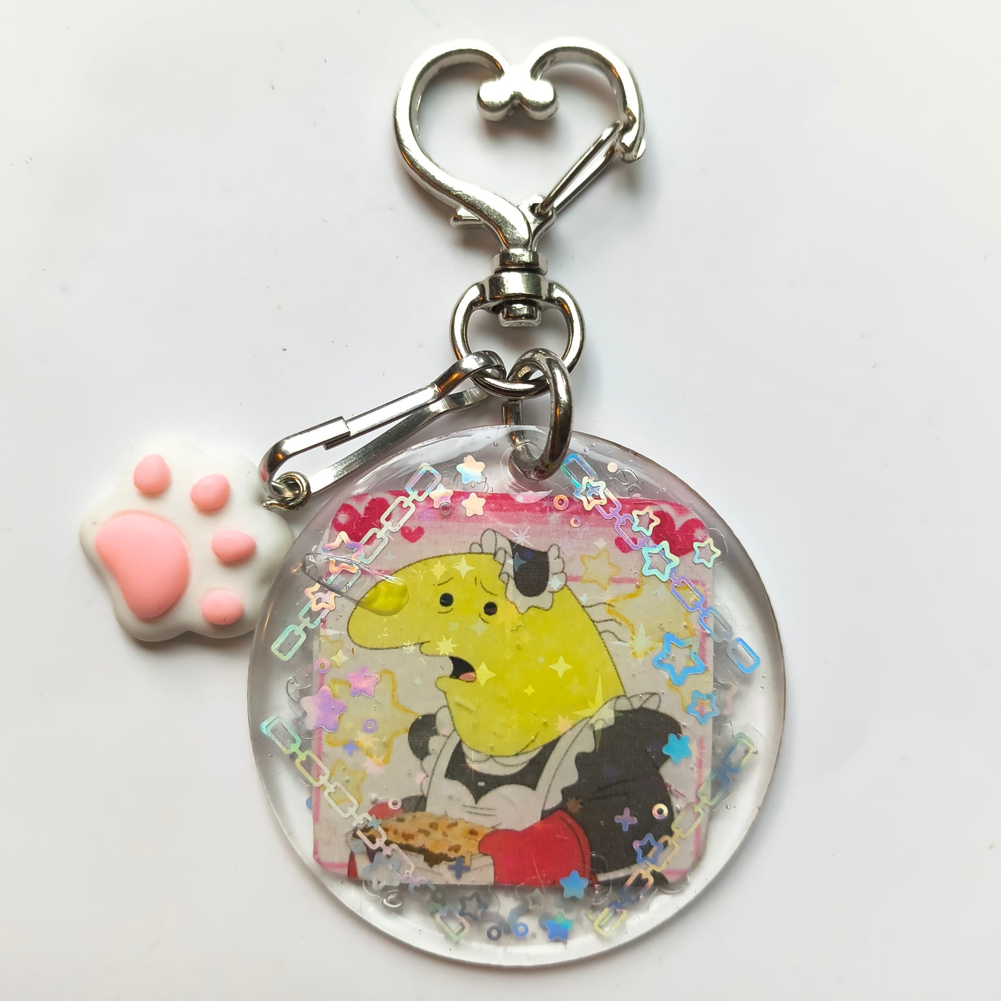 Charlie Smiling Friends Handmade Keychain (B-Grade)