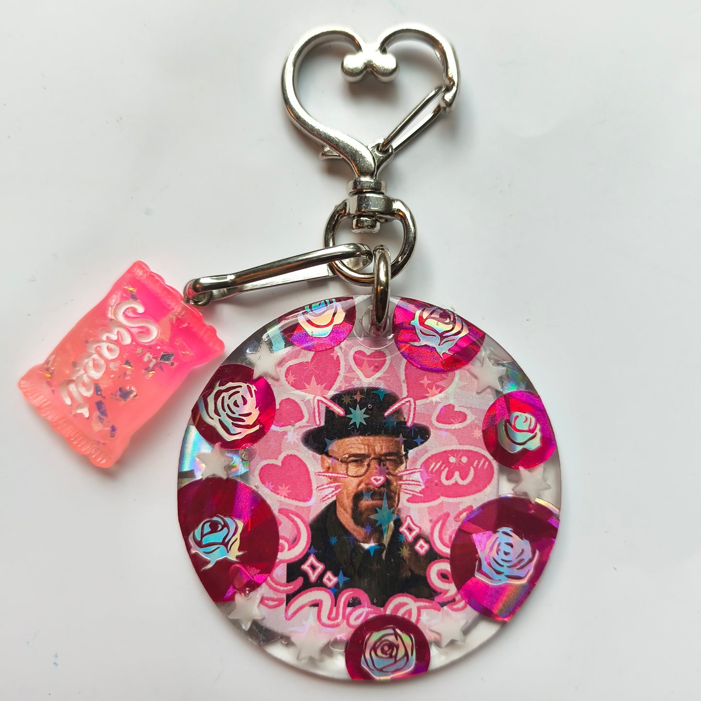 Walter White Handmade Keychain