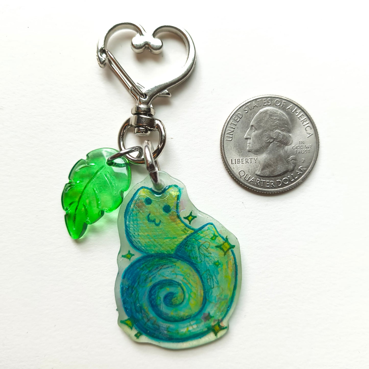 Handmade Snail Keychain