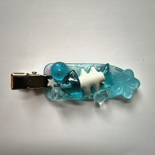 Blue Handmade Hairclip