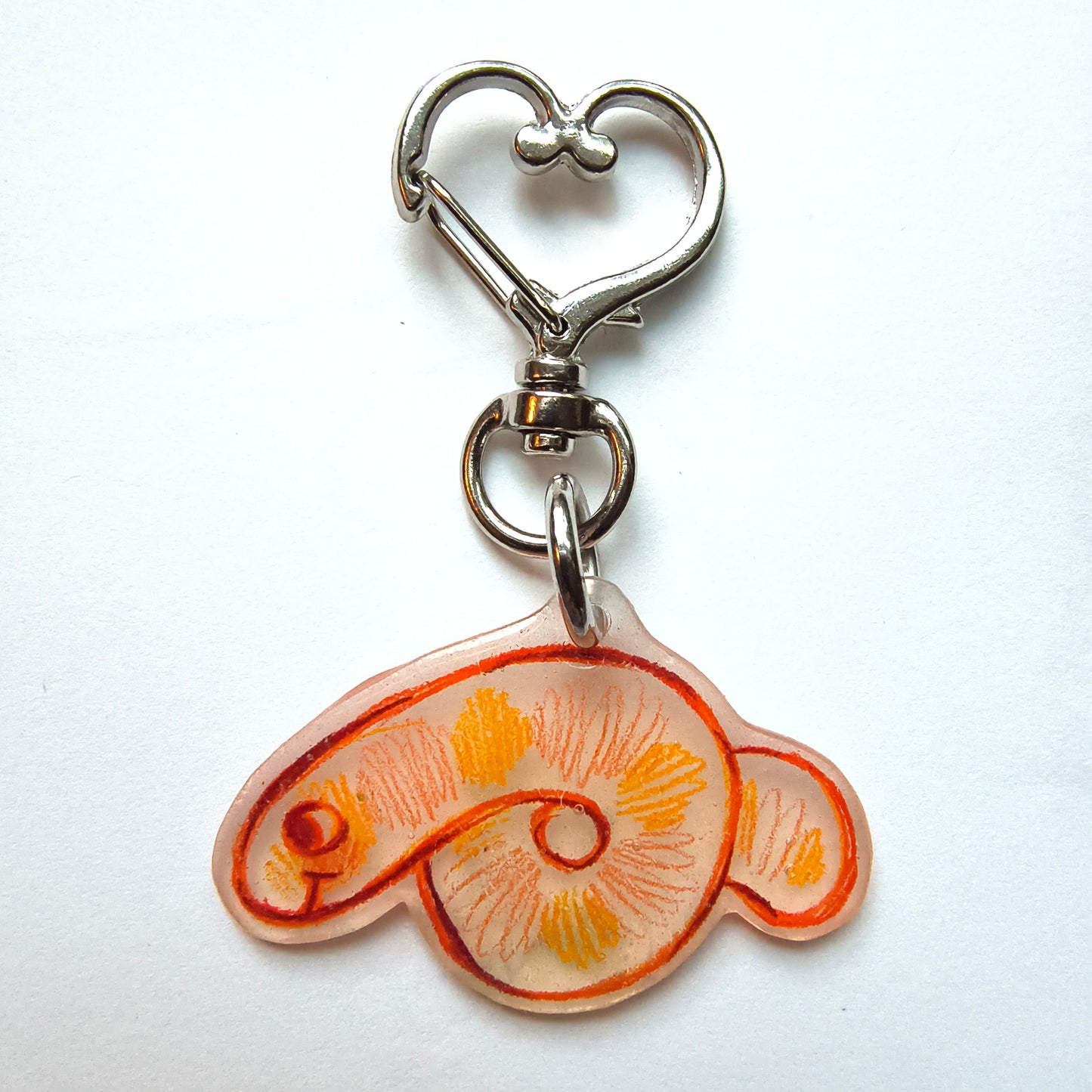 Handmade Worm Keychain