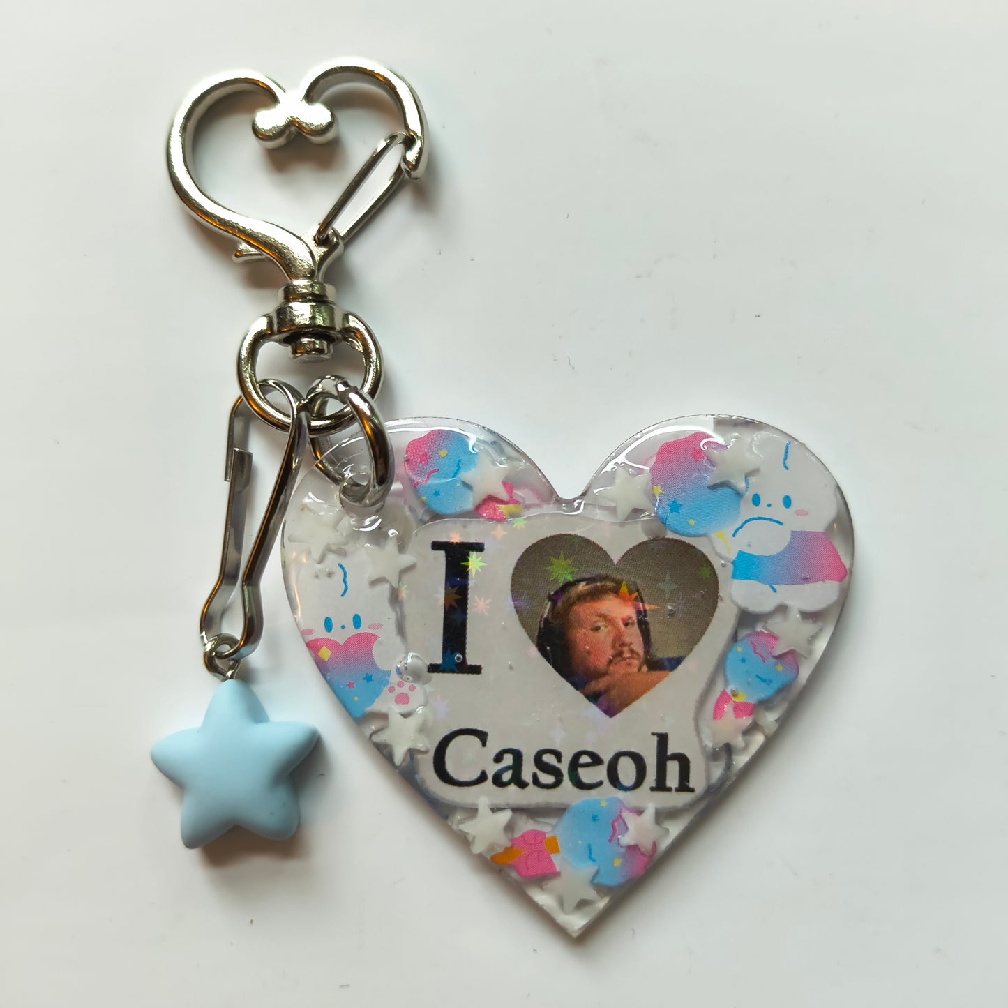 I ❤️ Caseoh Handmade Keychain