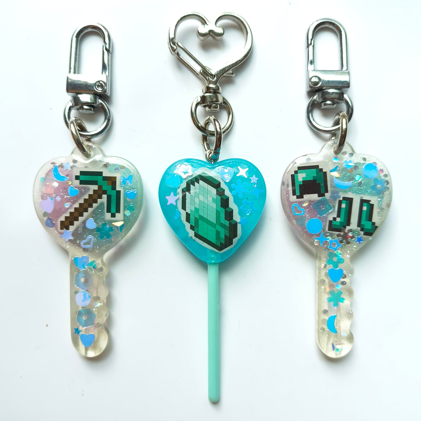 Minecraft Handmade Mini Keychains