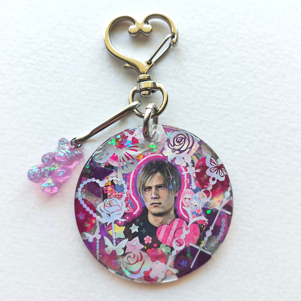 Leon Kennedy Handmade Keychain