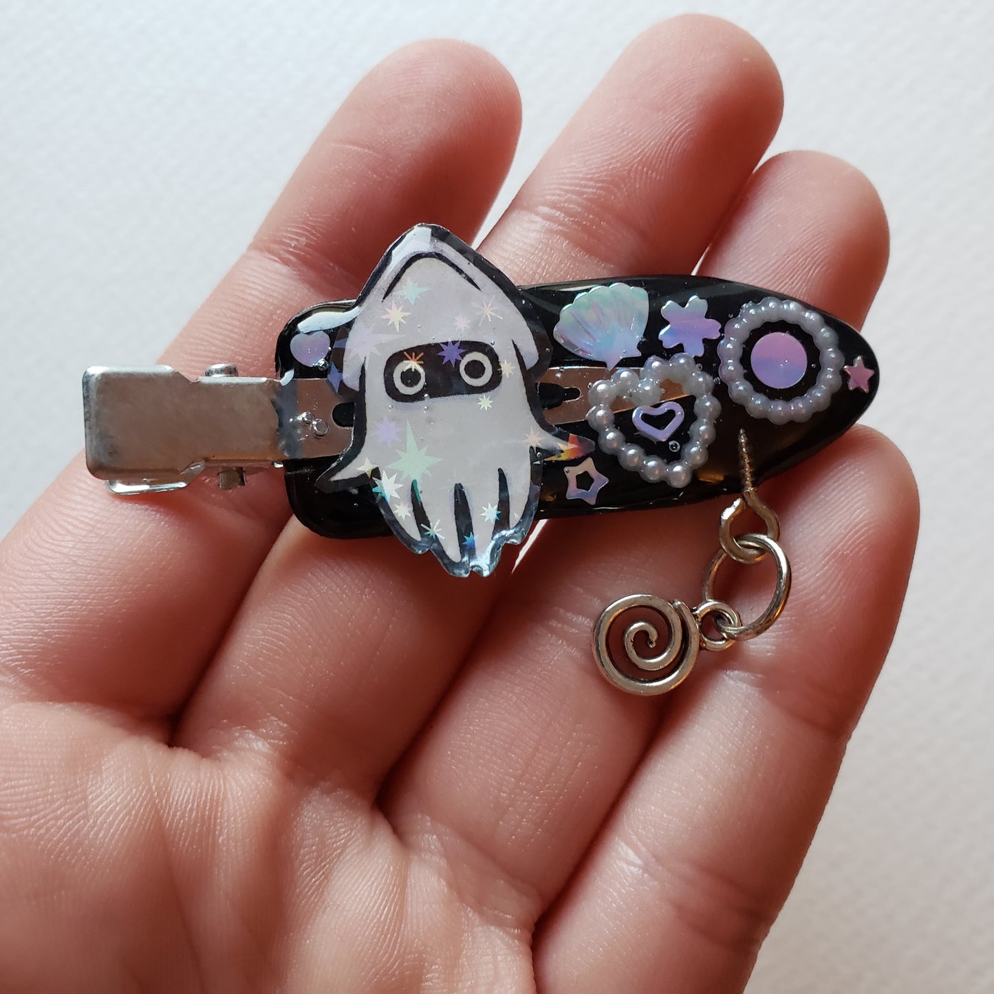 Mariokart Squid Hairclip