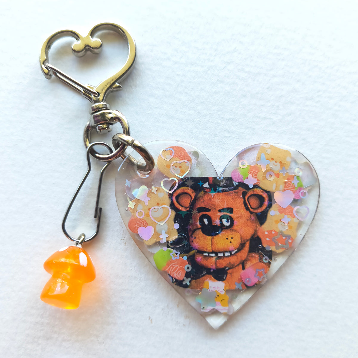 Freddy Fazbear Handmade Keychain