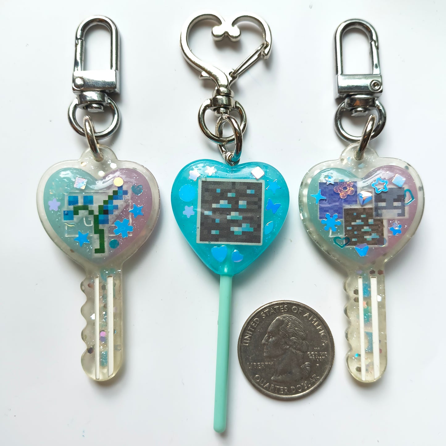 Minecraft Handmade Mini Keychains