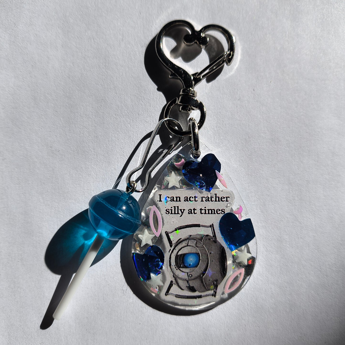 Portal Wheatley Handmade Keychain