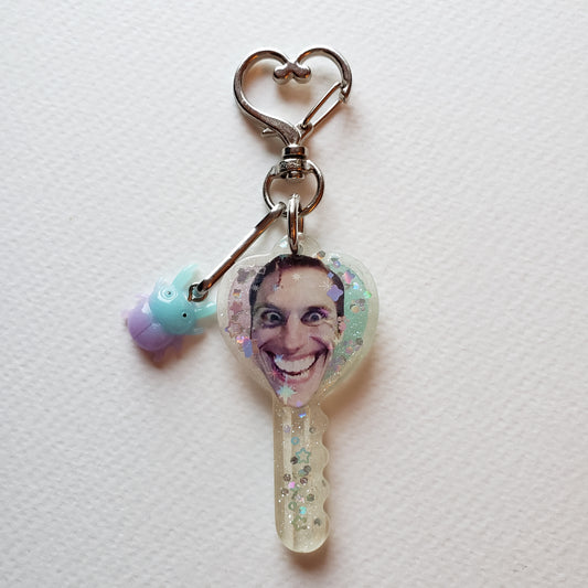 Jerma Sus Face Keychain