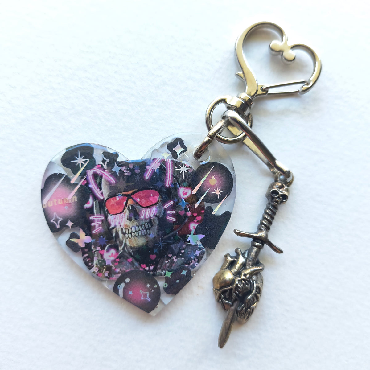 Ghost CoD Handmade Keychain