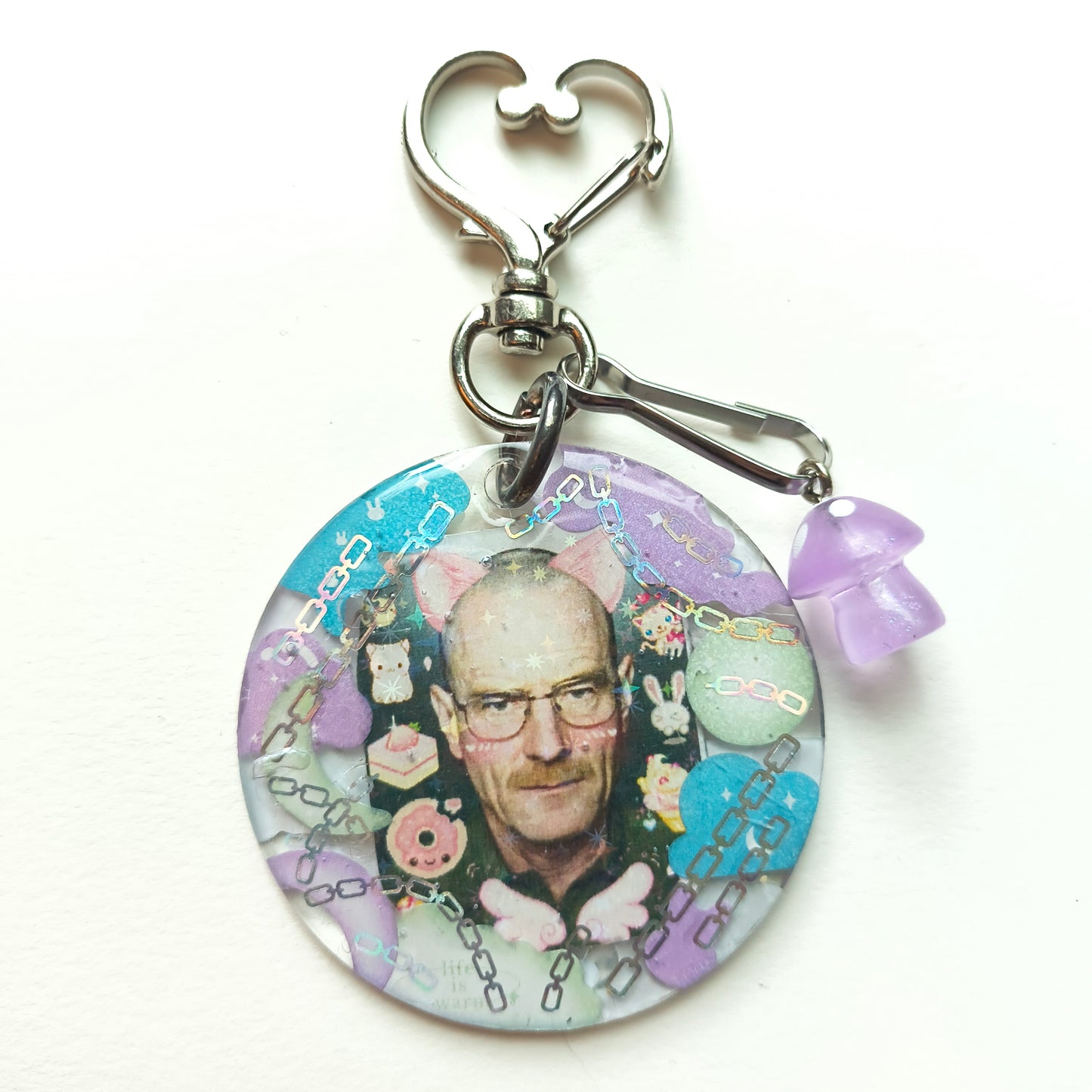 Walter White Handmade Keychain