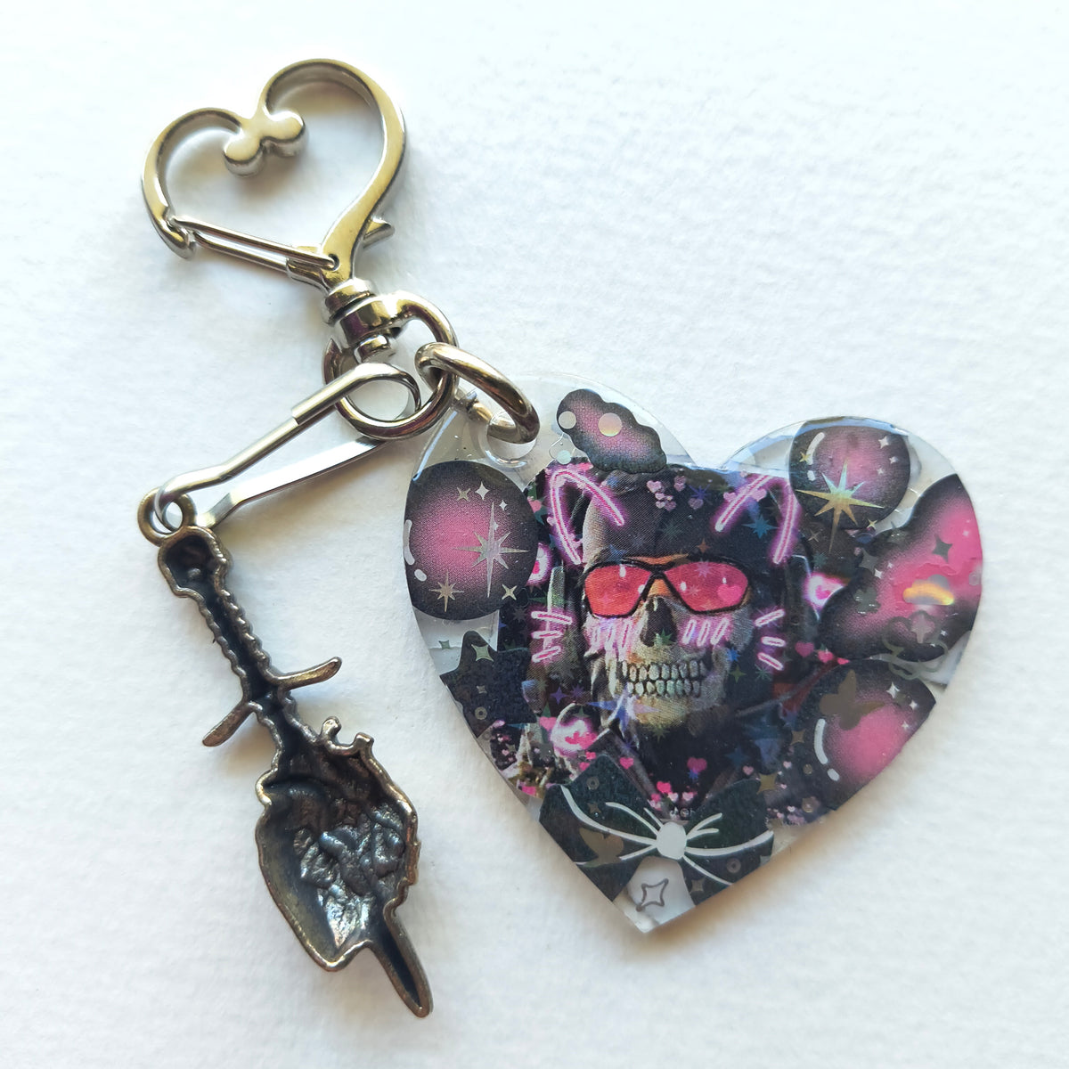 Ghost CoD Handmade Keychain
