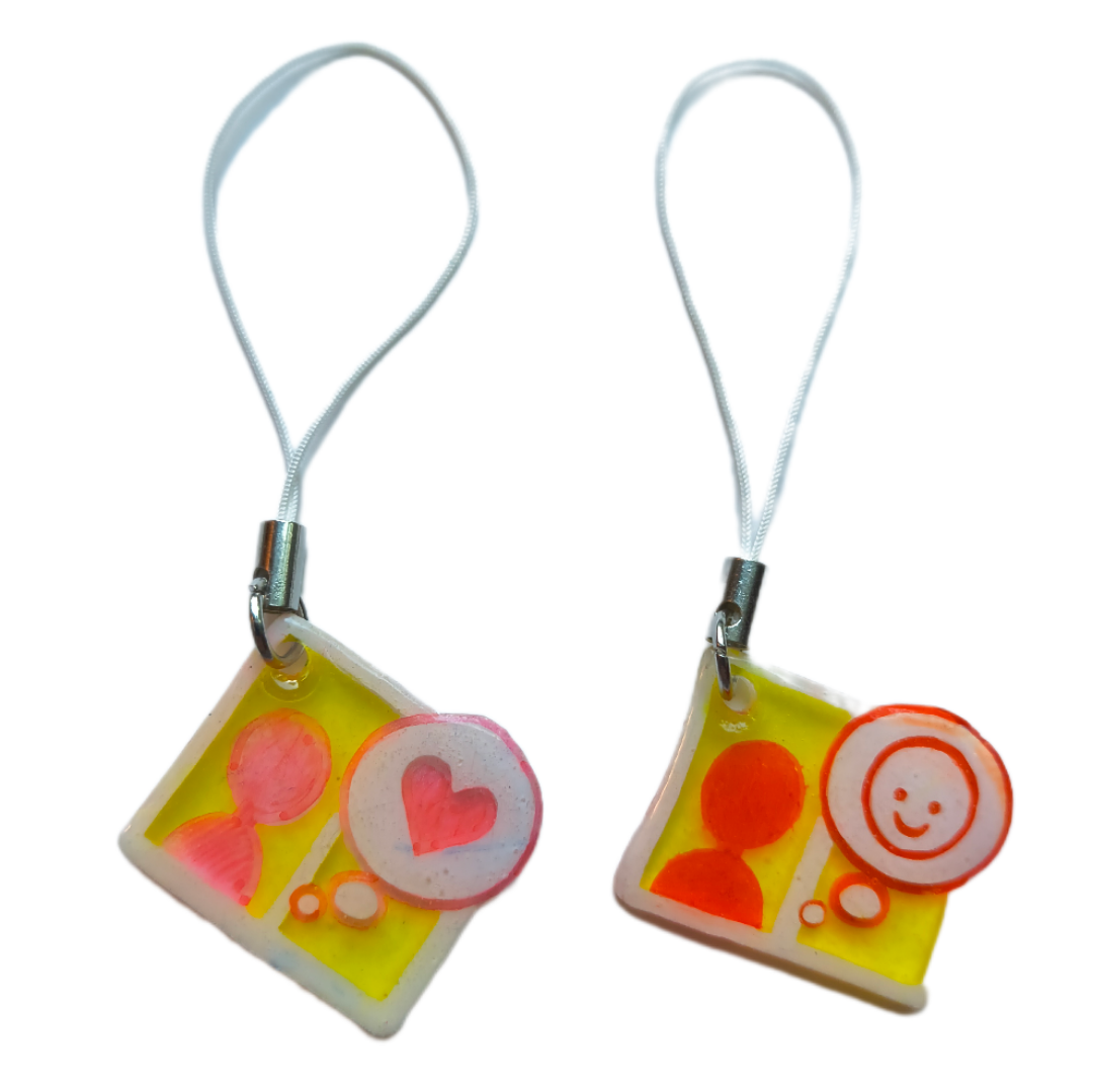 Tomodachi Life Handmade Phone Charms
