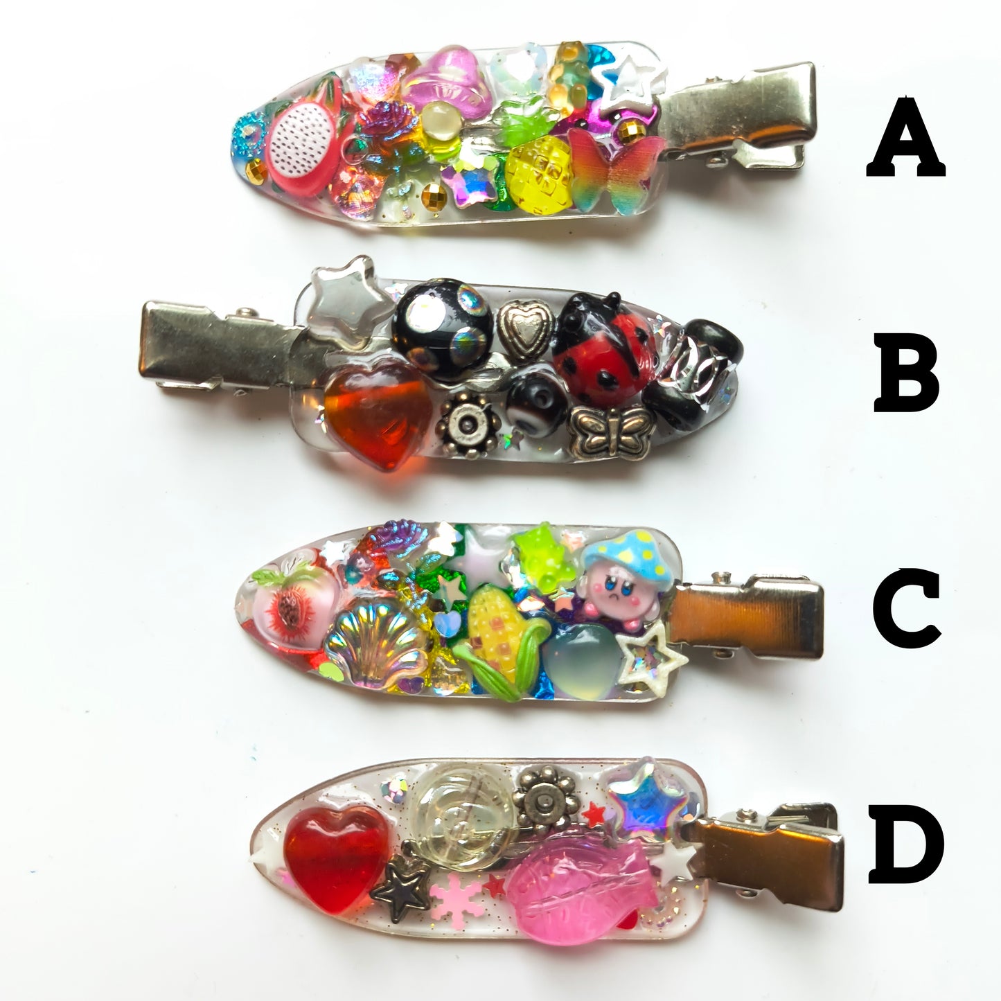Various Handmade Hairclips