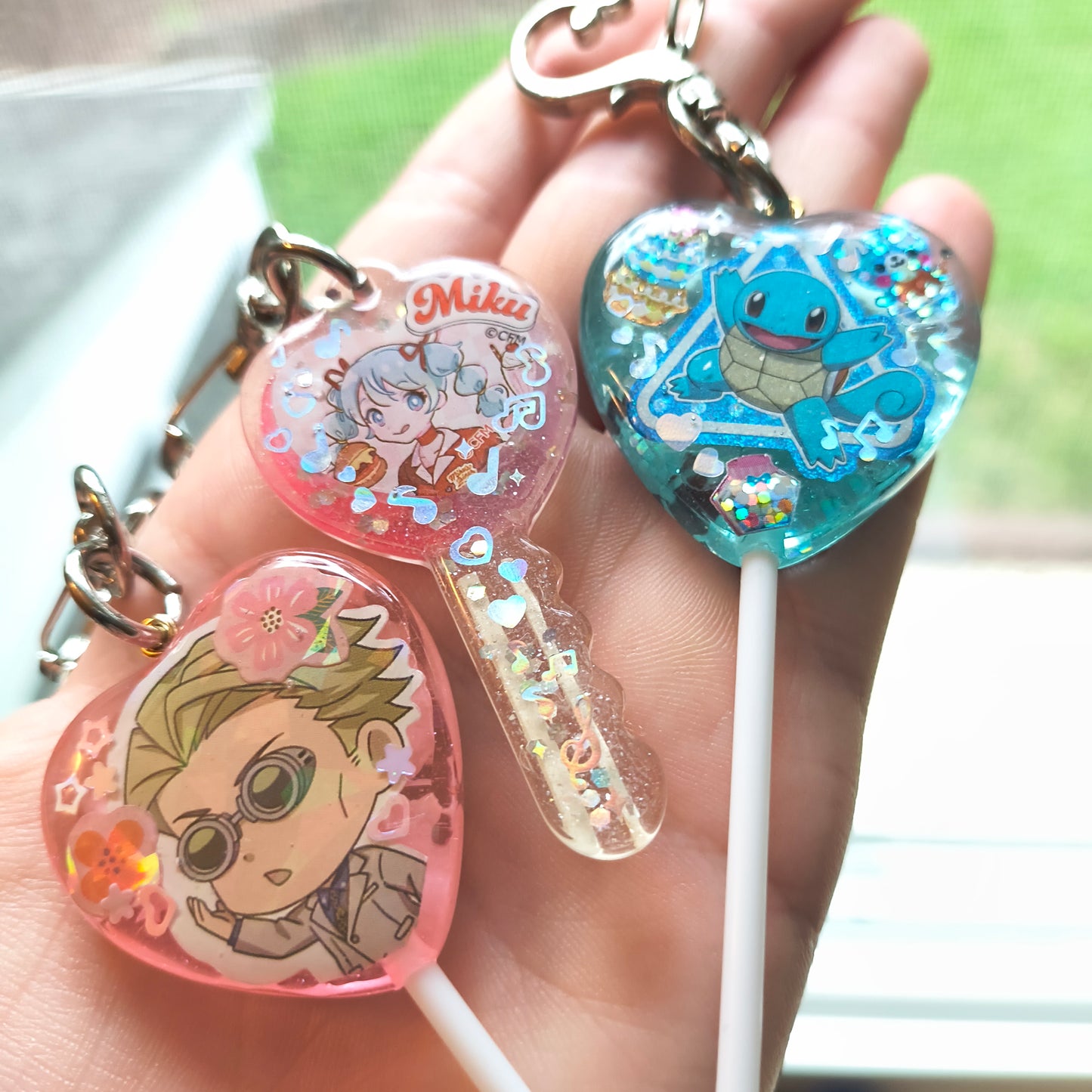 Handmade Mini Charms (Miku, JJK, Pokemon)