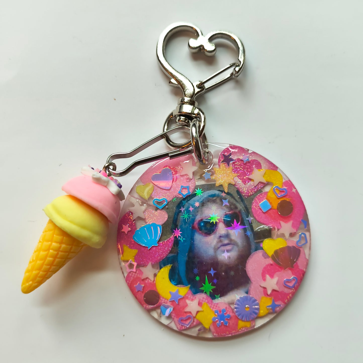 Caseoh Handmade Keychain (Icecream Charm)