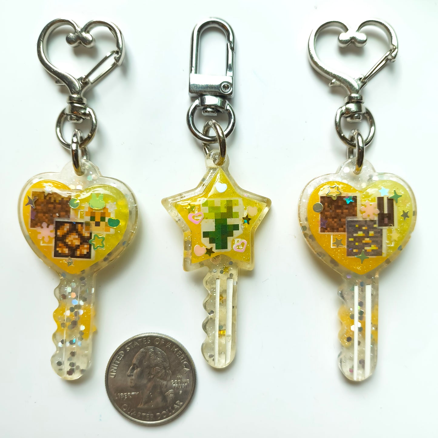 Minecraft Handmade Mini Keychains