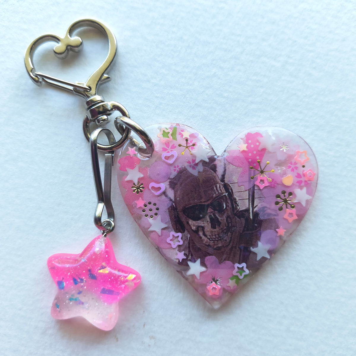 Ghost CoD Handmade Keychain