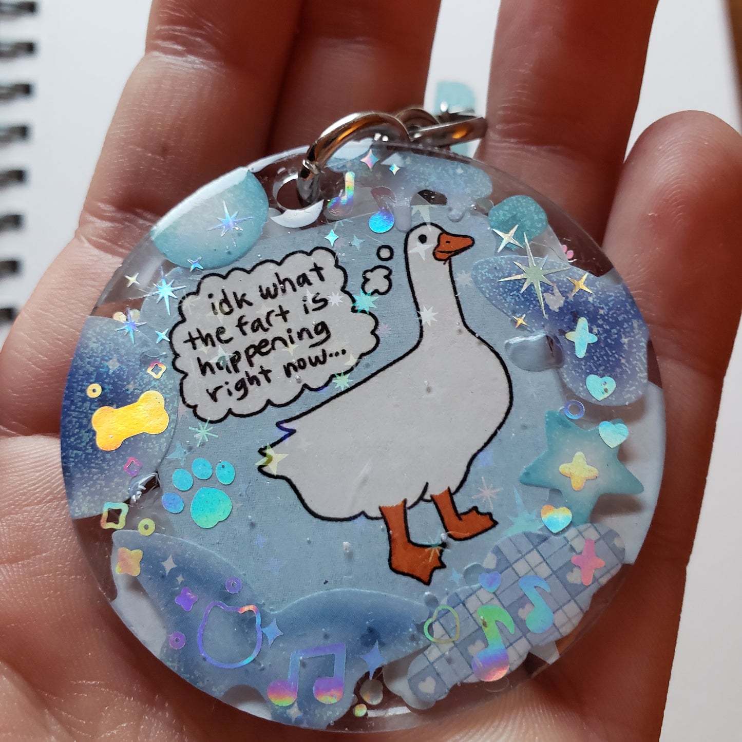 Silly Goose Keychain