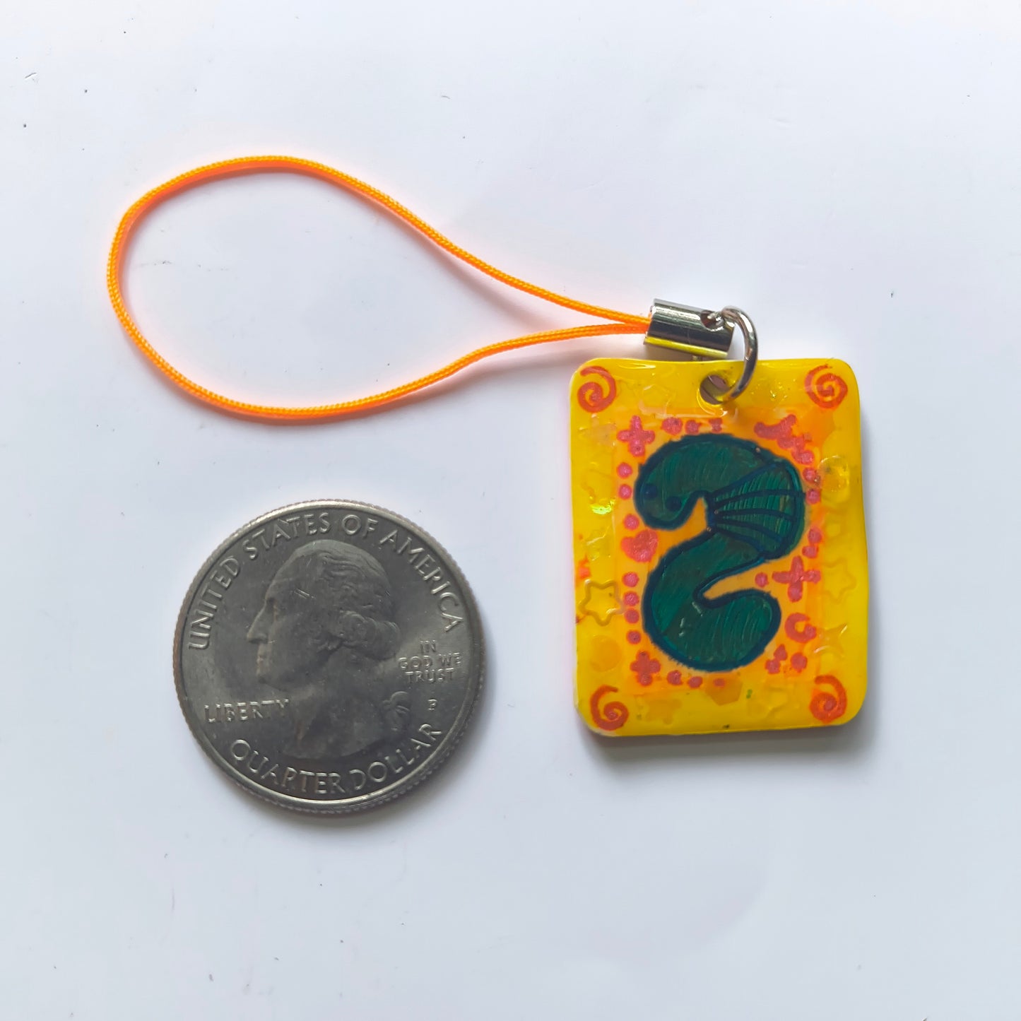 Handmade Worm-thing Phone Charm