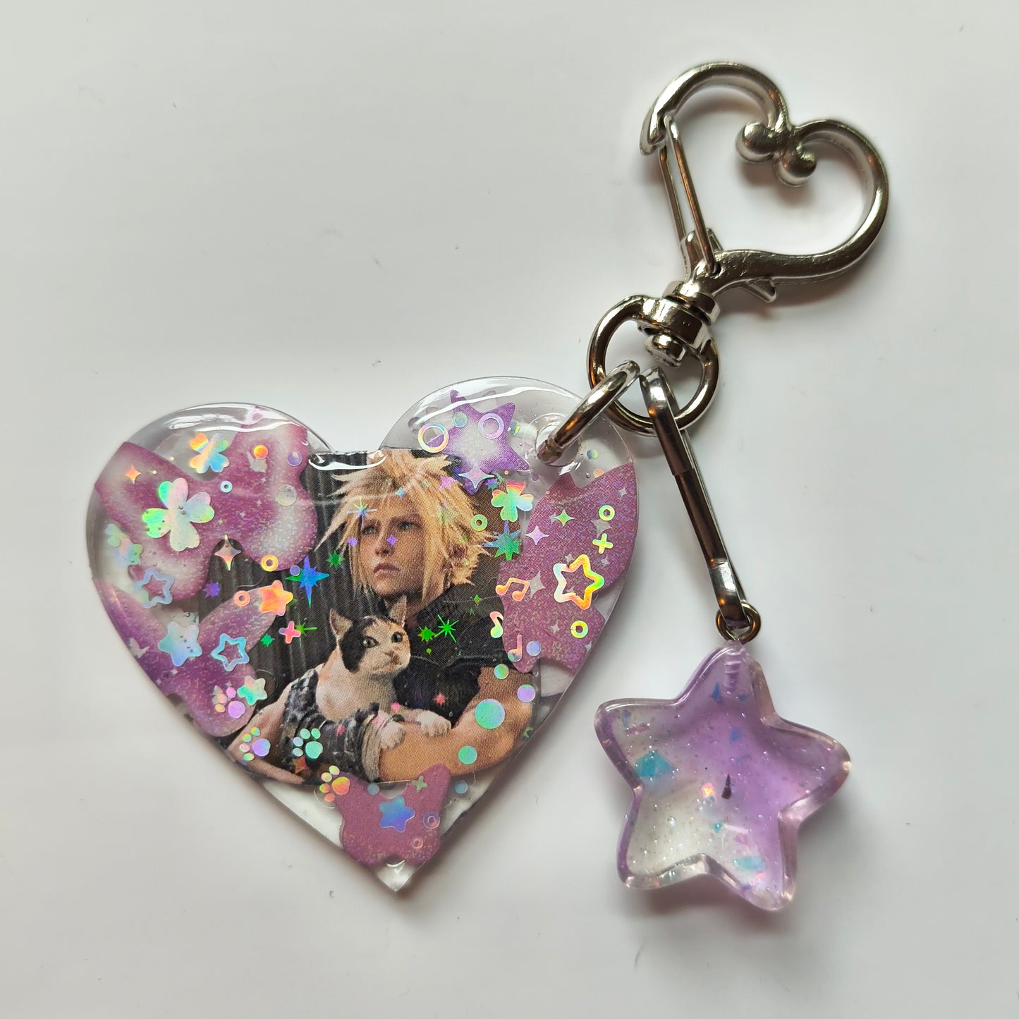 Cloud Strife Handmade Keychain (Final Fantasy)