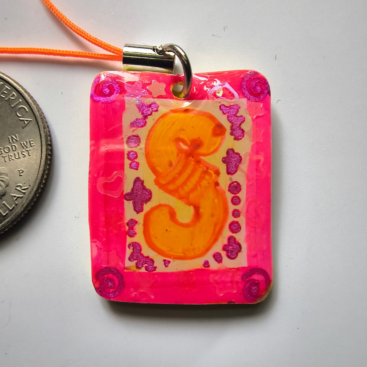 Handmade Worm-thing Phone Charm
